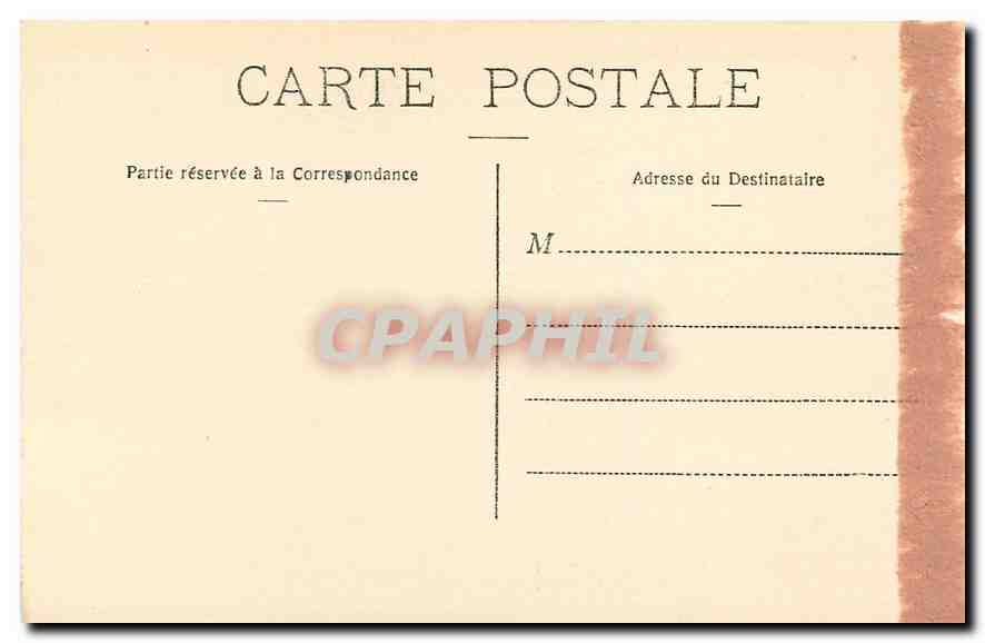 CPA Annecy Le Port et le Chateau  — Rückseite