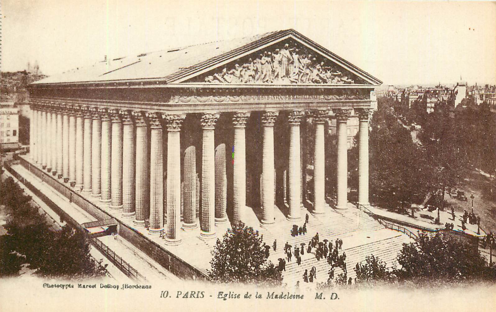 CPA Paris Eglise de la Madeleine 