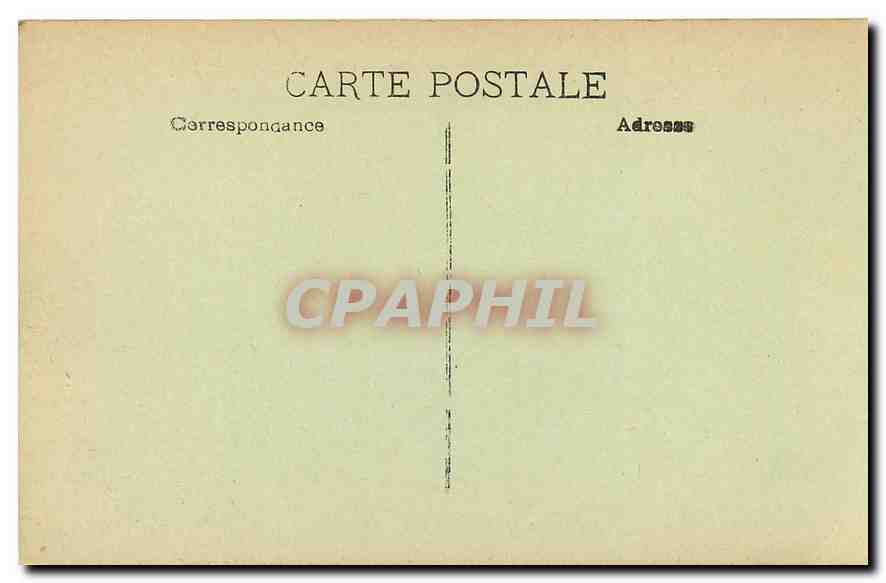 CPA Marseille Chateau du Phare  — Verso