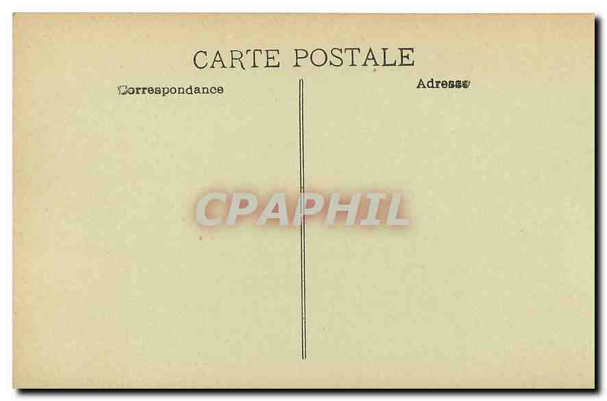 CPA Marseille La Prefecture  — Rückseite