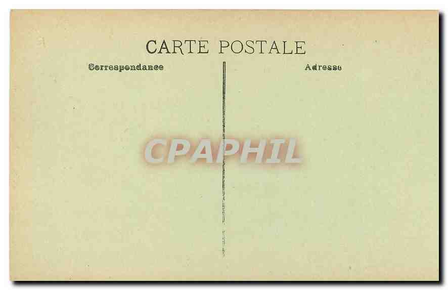 CPA Marseille Eglise des Reformes et Monument des Mobiles  — Rückseite