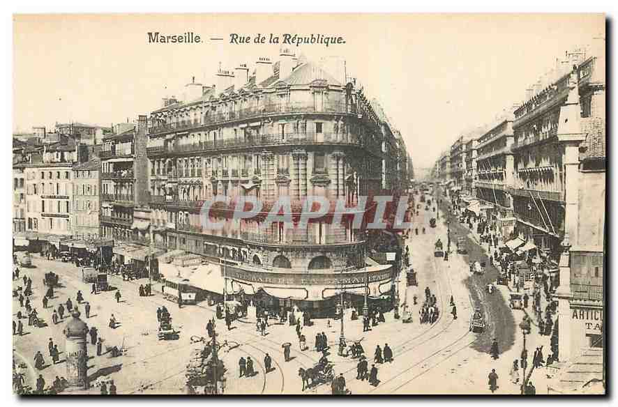CPA Marseille Rue de la Republique 