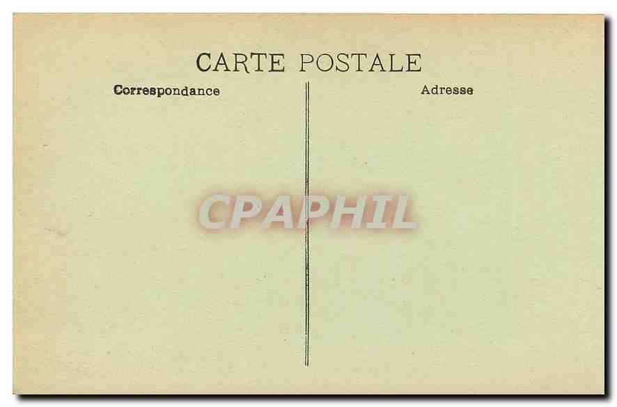 CPA Marseille Fontaine Cantini  — Verso