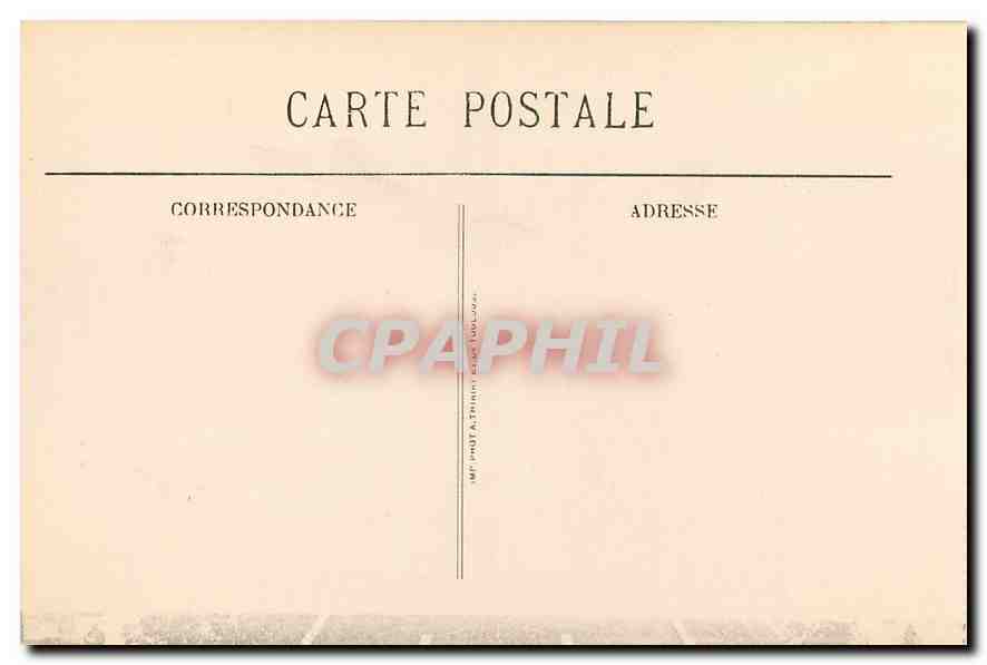 CPA Marseille Le Palais Longchamp  — Rückseite