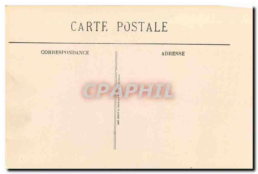 CPA Marseille Vue prise du Transbordeur sur N D de la Garde  — Rückseite