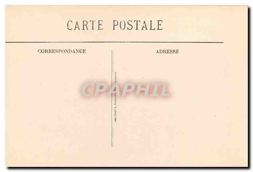 CPA Marseille La Corniche et le Palace Hotel  — Verso