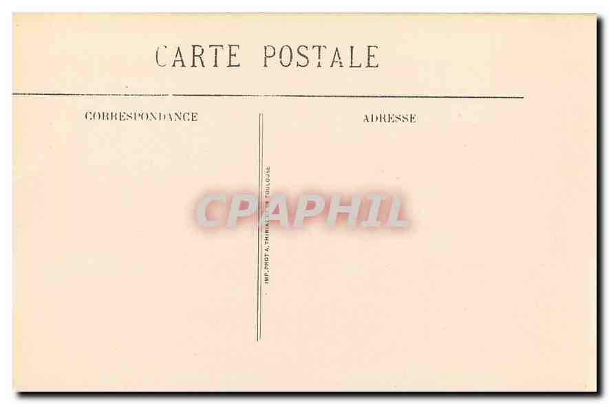 CPA Marseille Route de la Corniche Le Palace Hotel  — Verso