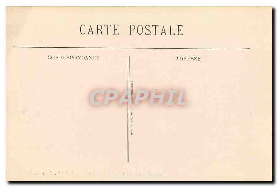 CPA Marseille Vue generale prise de N D de la Garde  — Rückseite