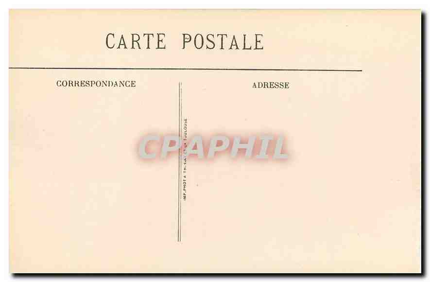 CPA Marseille Le Quai des Belges  — Verso