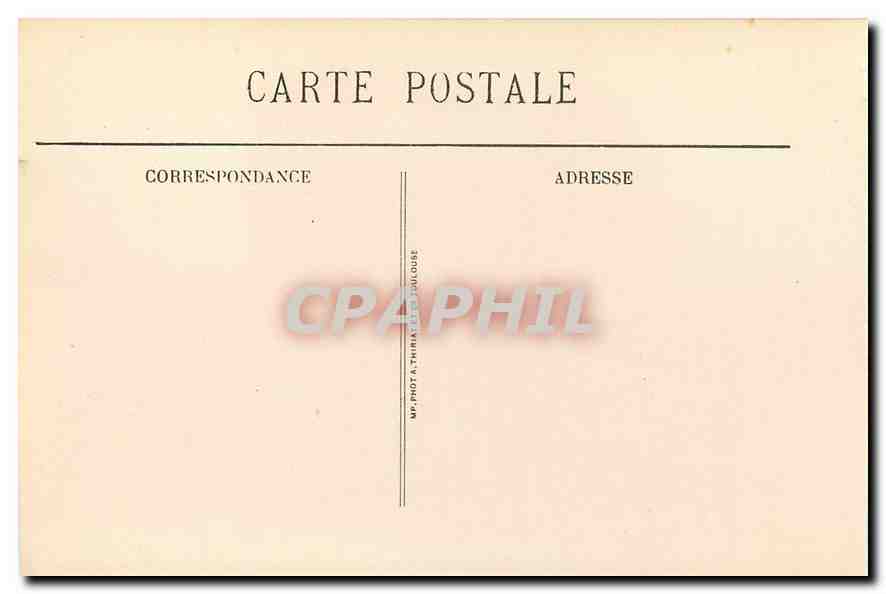 CPA Marseille L'Arc de Triomphe Place d'Aix  — Rückseite