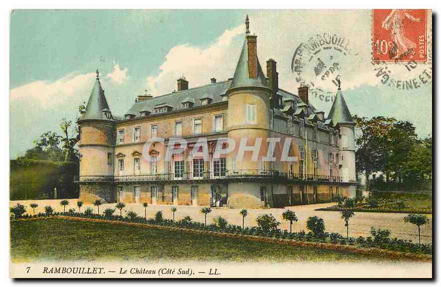 CPA Rambouillet Le Chateau Cote Sud 