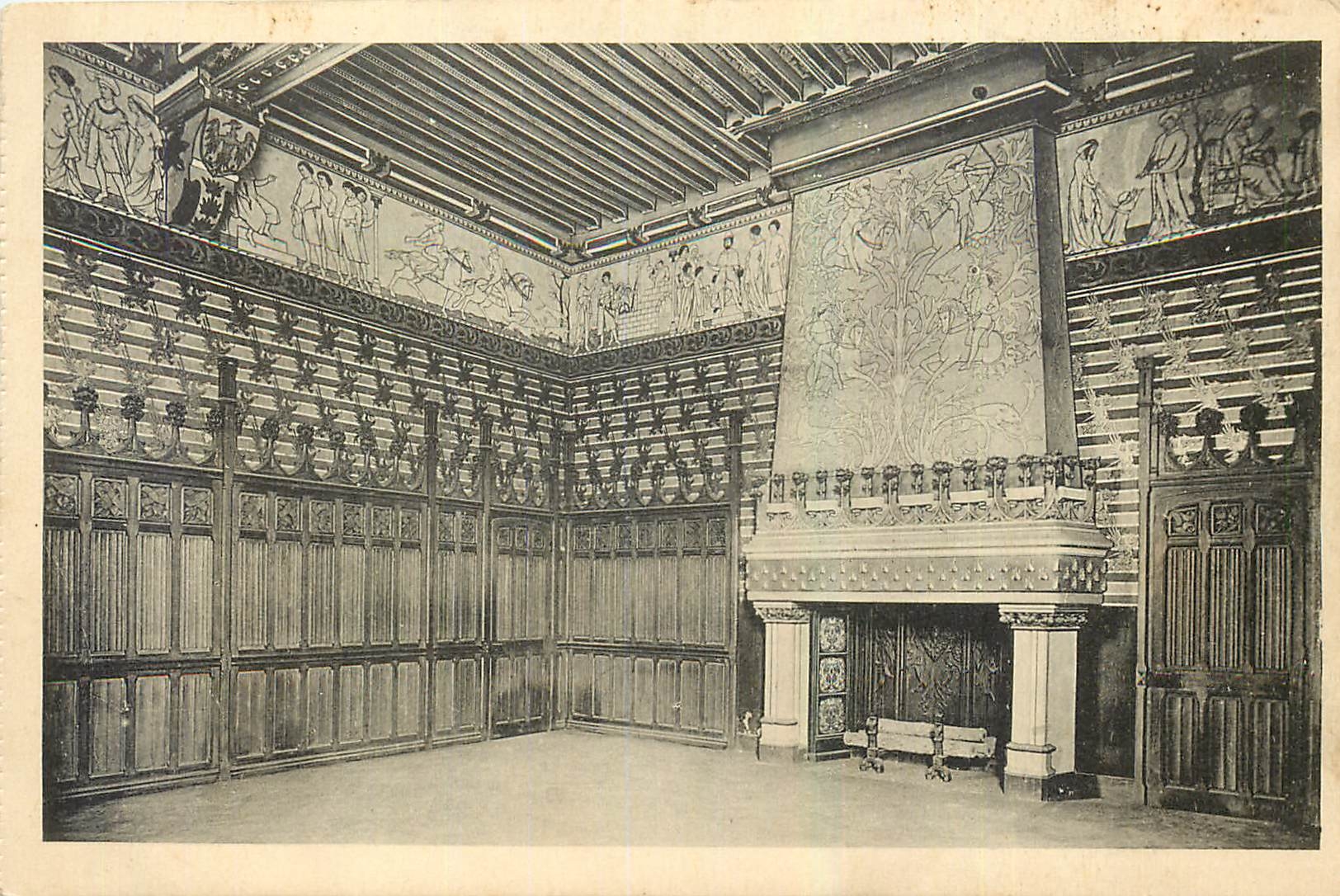 CPA Chateau de Pierrefonds Chambre du Seigneur 