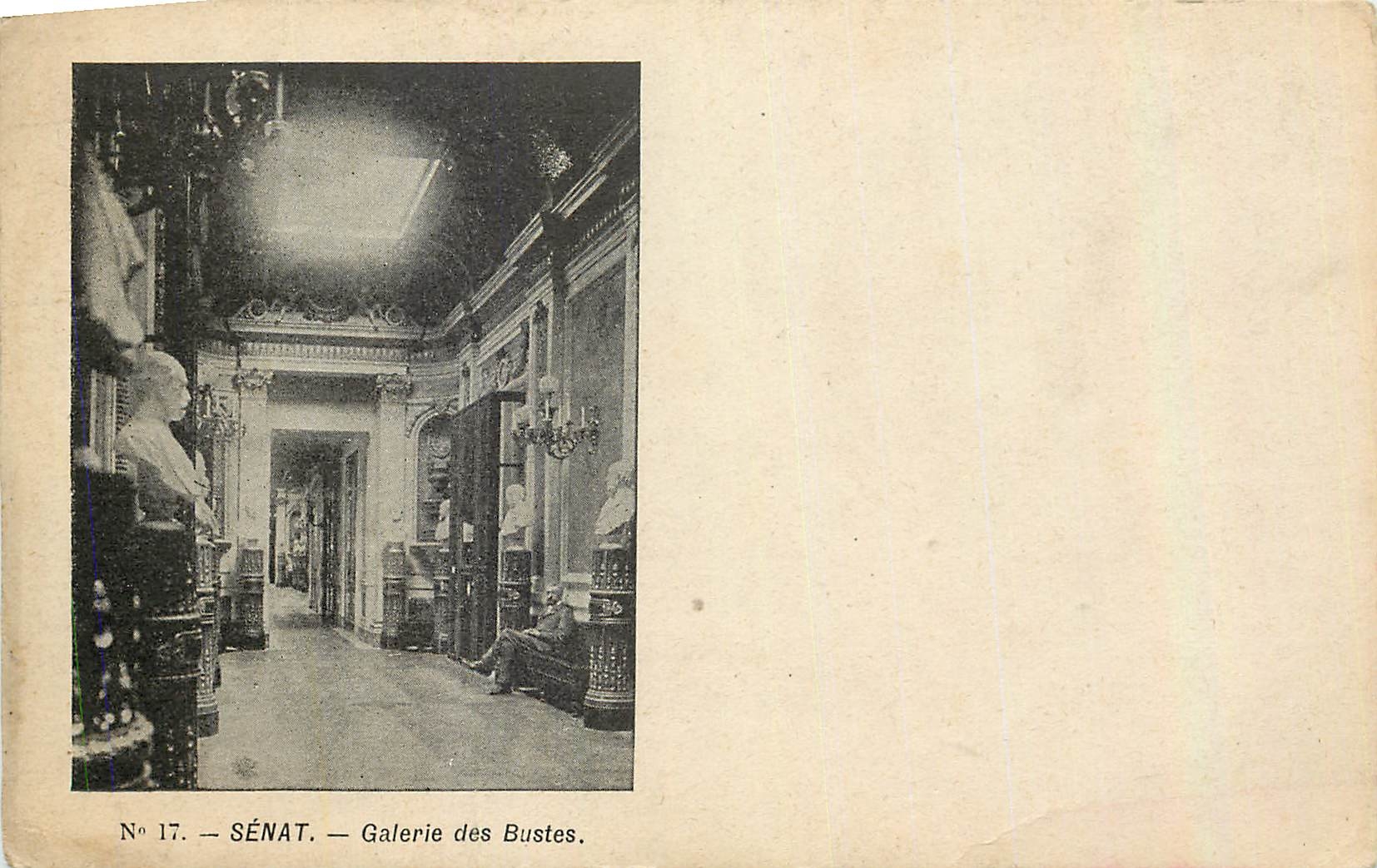 CPA Senat Galerie des Bustes Paris