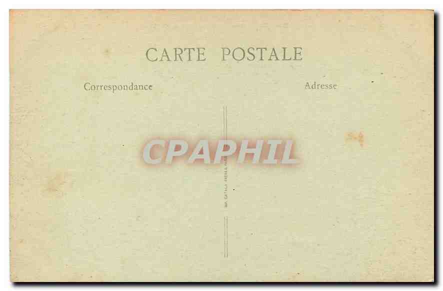 CPA Lyon Le Coteau de Fourviere Les Ponts du Palais de Justice et Tilsitt  — Rückseite