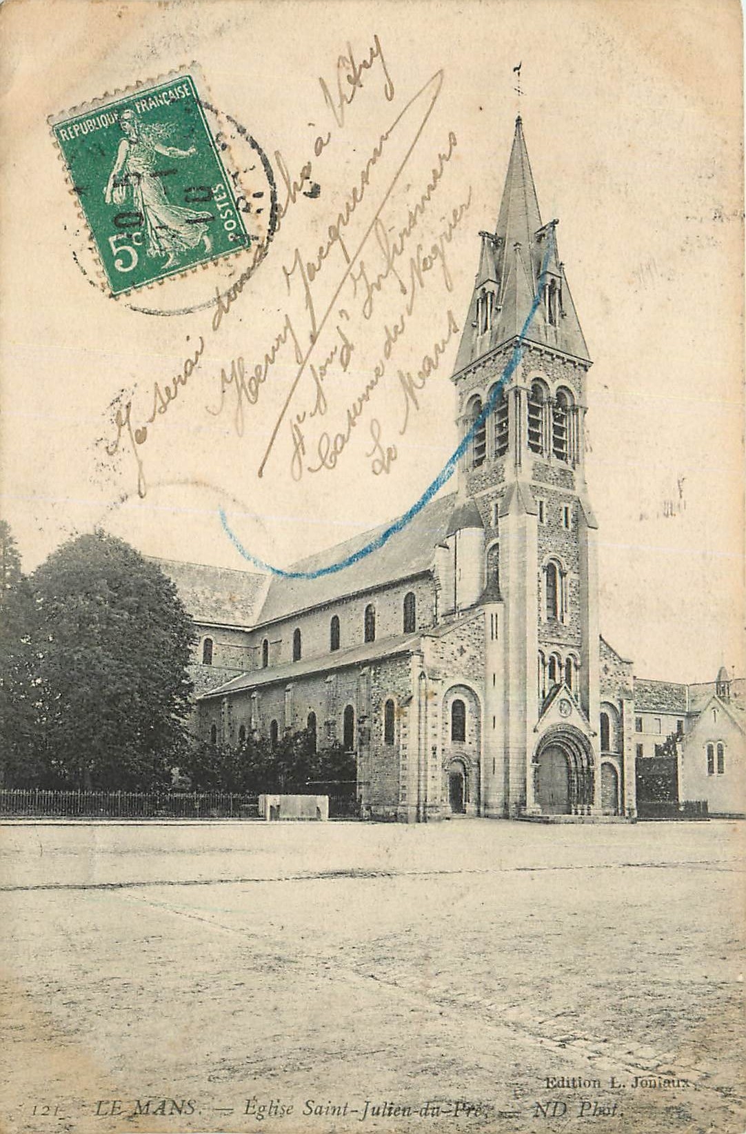 CPA Le Mans Eglise Saint Julien 