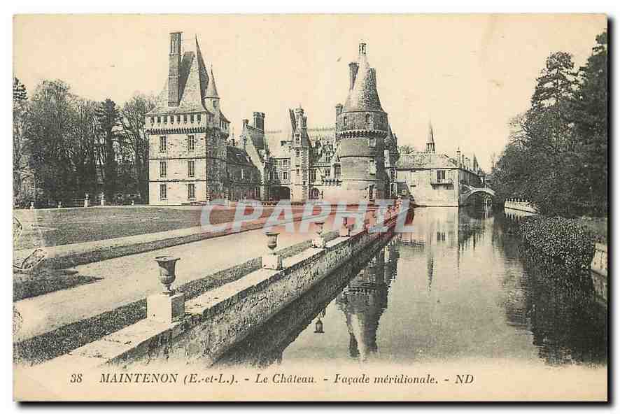 CPA Maintenon E et L Le Chateau Facade meridionale 