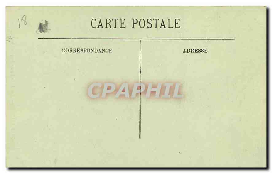 CPA Bourges Entree du Palais Jacques Coeur  — Rückseite