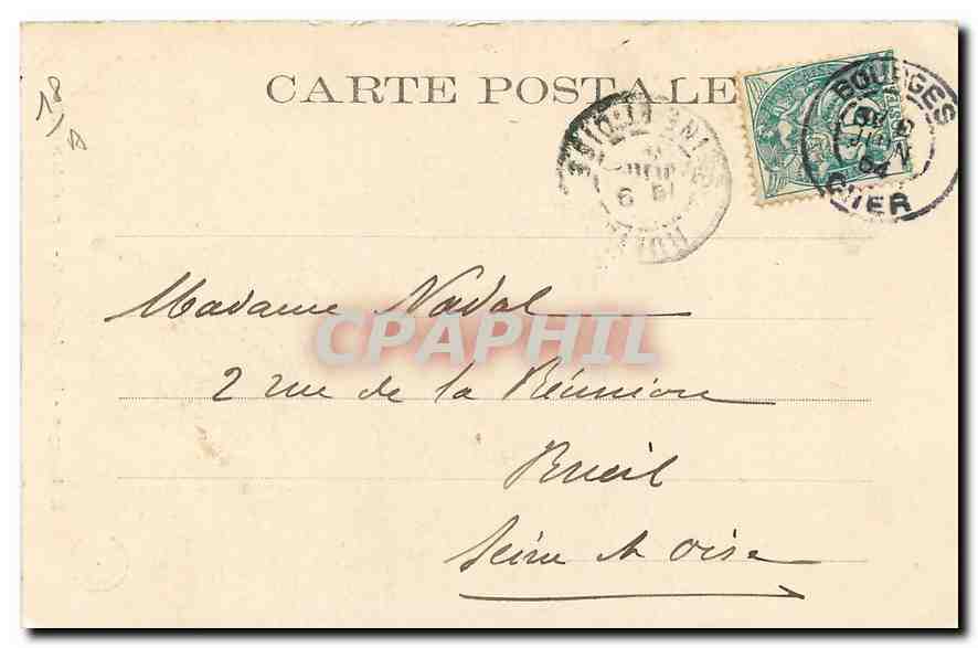 CPA Bourges Hotel Lallemand Porte de la Tourelle  — Rückseite