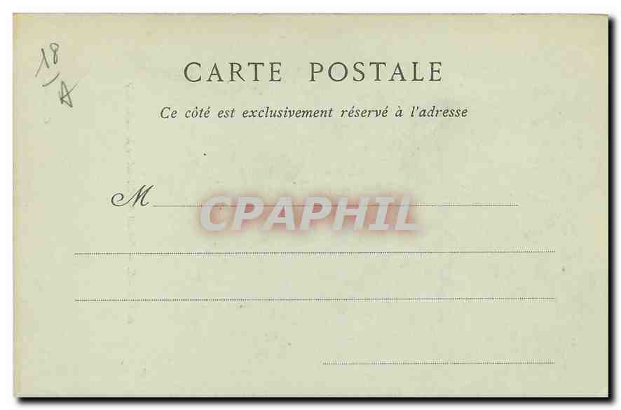 CPA Bourges Portail Meridional de la Cathedrale  — Rückseite