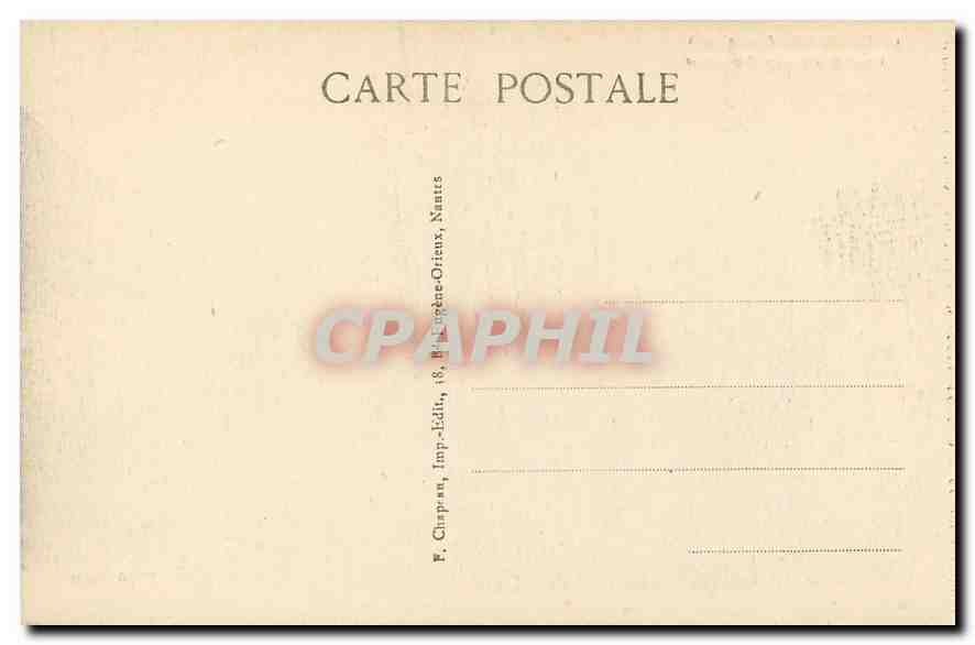 CPA Guerande Loire Inf Tour et Fosses Ste Anne  — Back