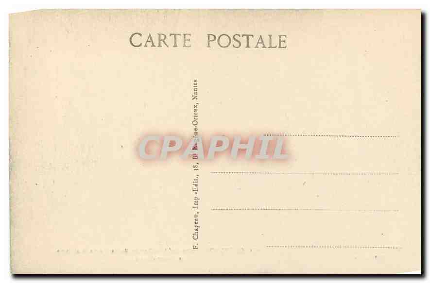 CPA Guerande Loire Inf Sortie de la Porte Bizienne La Promenade  — Back