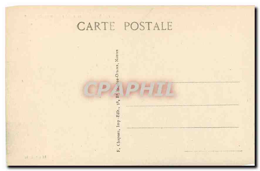 CPA Guerande Loire Inf Porte de Saille  — Back
