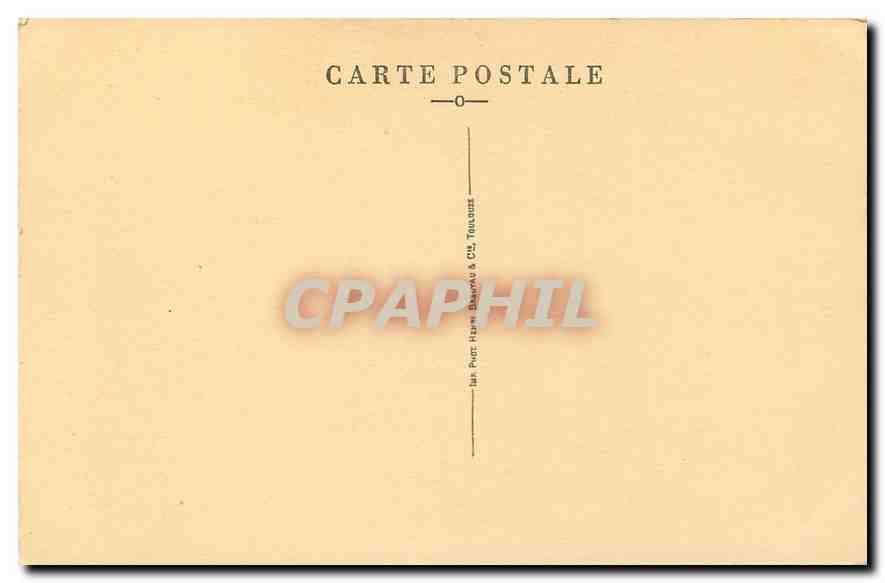 CPA Toulouse Salle des Illustres Debat Ponsan Le Cardinal Lomenie de Brienne  — Verso