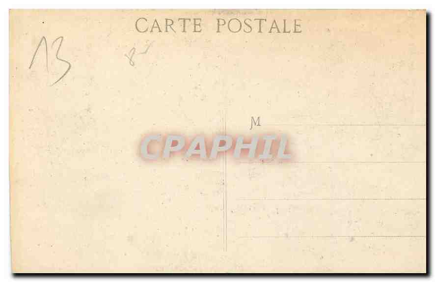 CPA Marseille La Porte d'Aix  — Verso