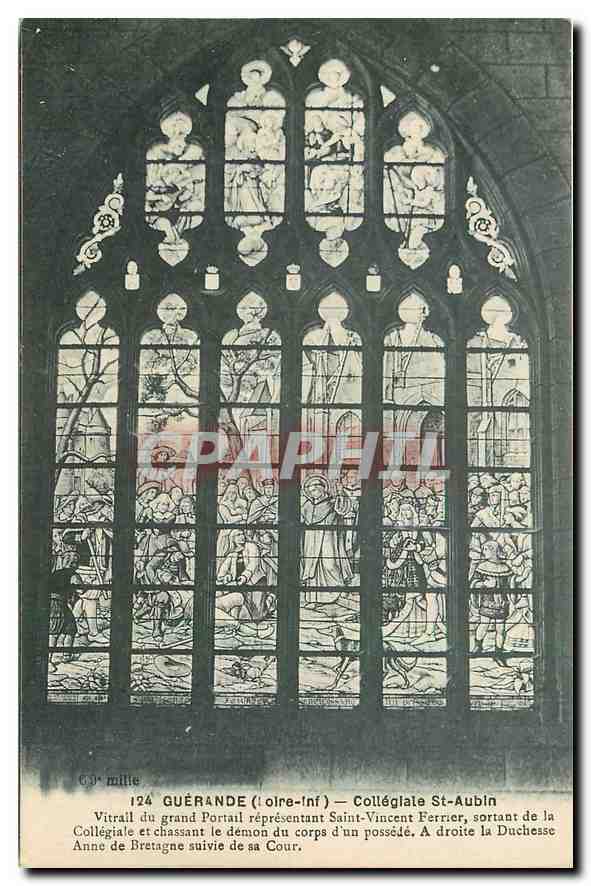 CPA Guerande Loire Inf Collegiale St Aubin 