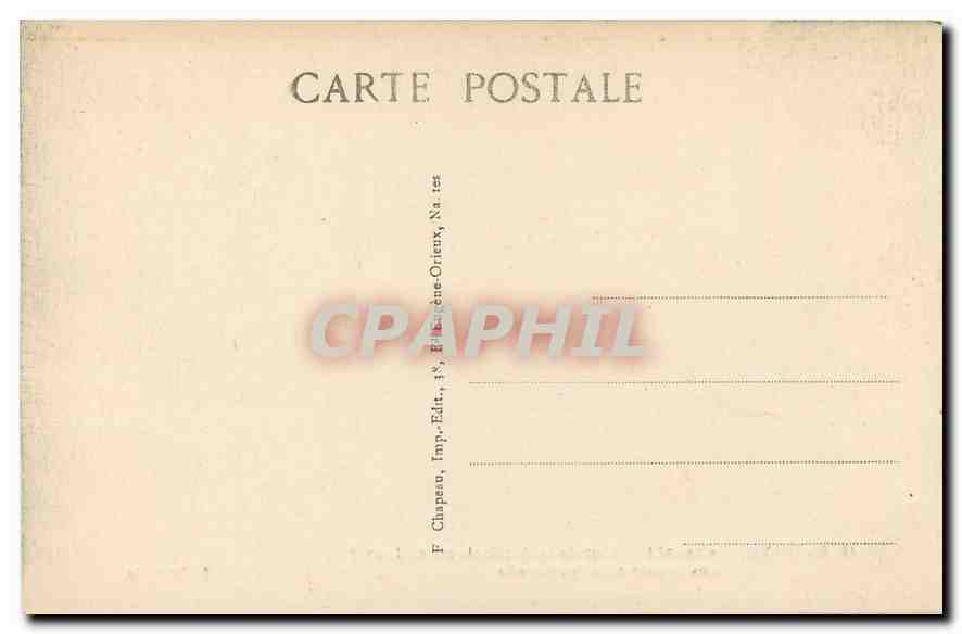 CPA Guerande Loire Inf Tour de la Gaudinais ou de Jean V Les Fosses et la Promenade  — Back