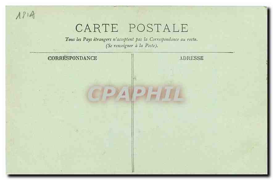 CPA Bourges Tympan du Porche central de la Cathedrale Le Jugement Dernier  — Rückseite