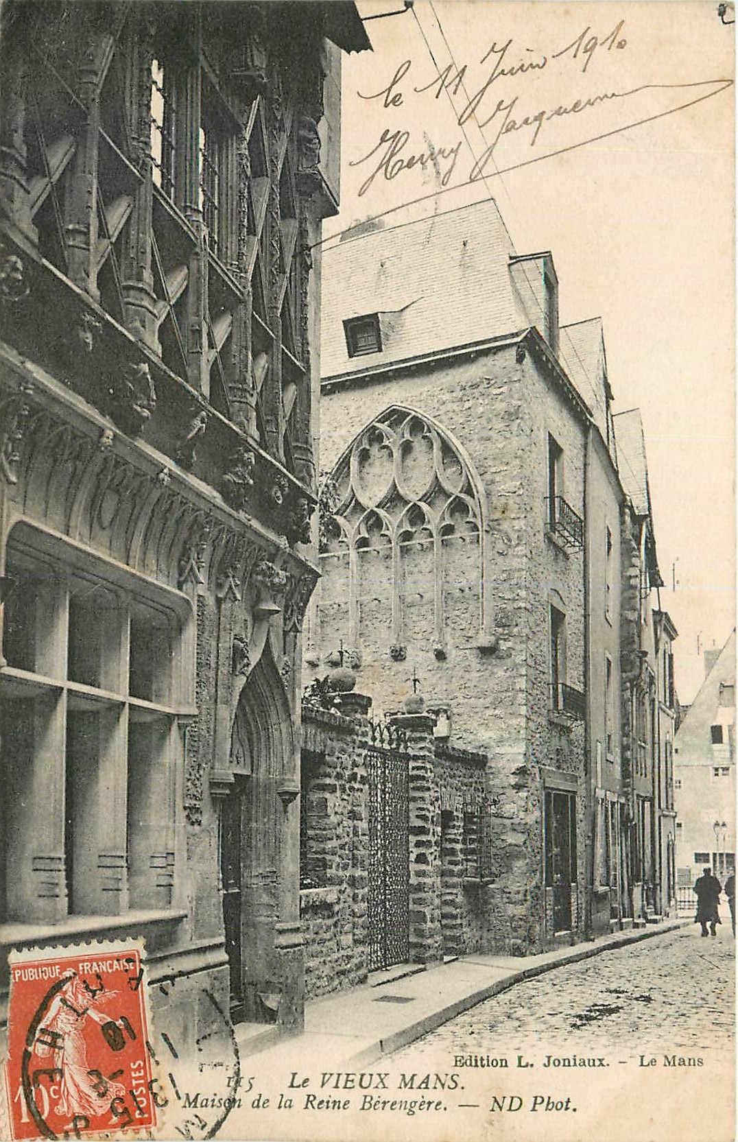 CPA Le Vieux Mans Maison de la Reine Berengere 