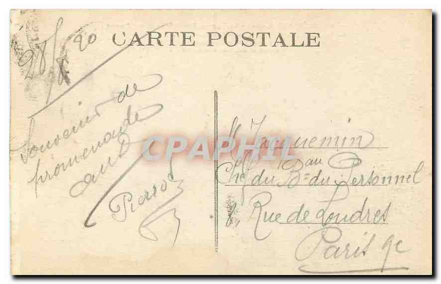 CPA Guerande L Inf La Tour de Sainte Anne et les Douves  — Back