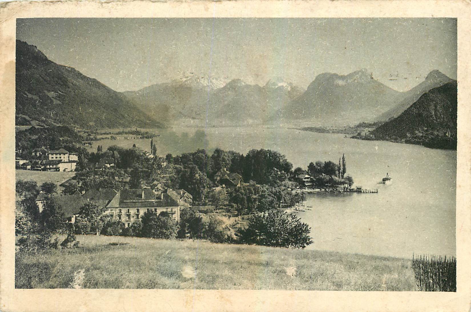 Lac d'Annecy — Talloires et le fond du Lac — Édition Maroyoux, n° 25338
