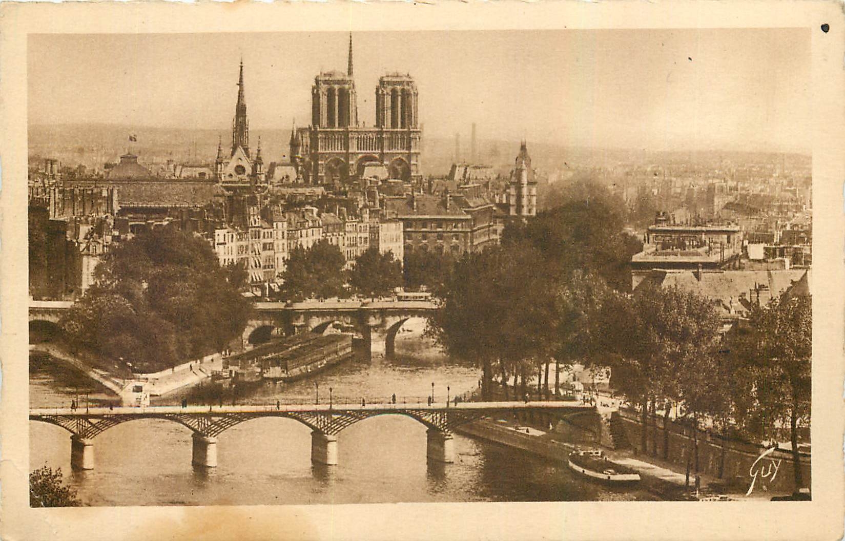 CPA Notre beau Paris Perspective sur la Cite 