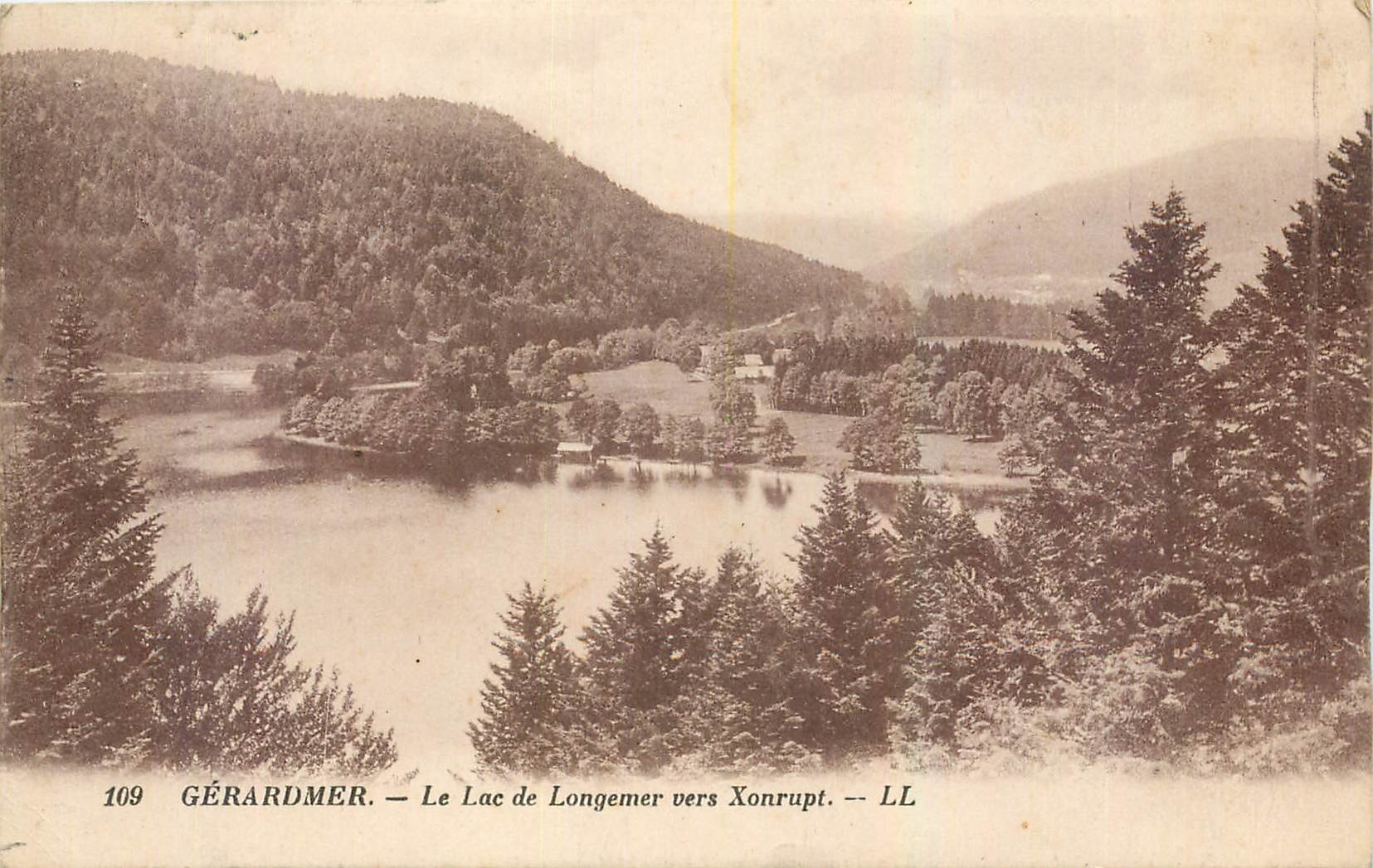 CPA Gerardmer Le lac de Longemer vers Xonrupt 