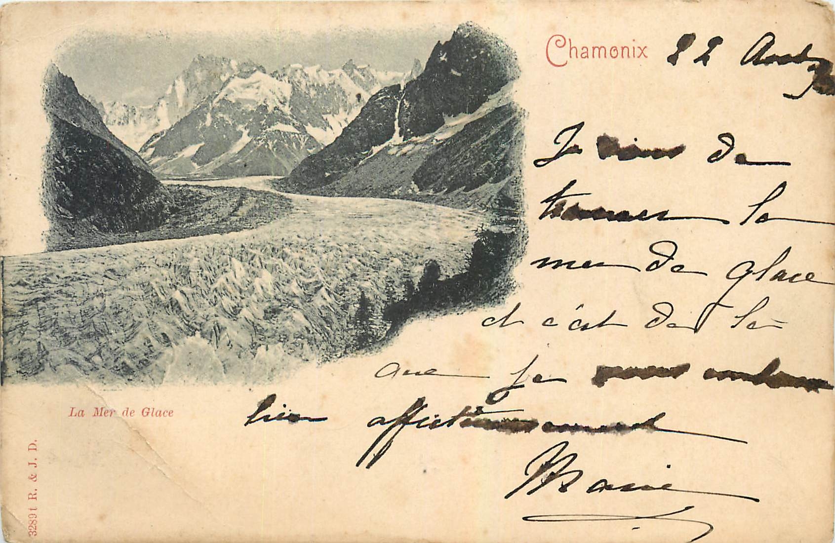CPA Chamonix La Mer de Glace 