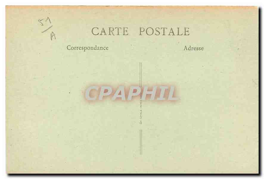 CPA Reims en Ruines La Place Royale et le chevet de la Cathedrale  — Rückseite