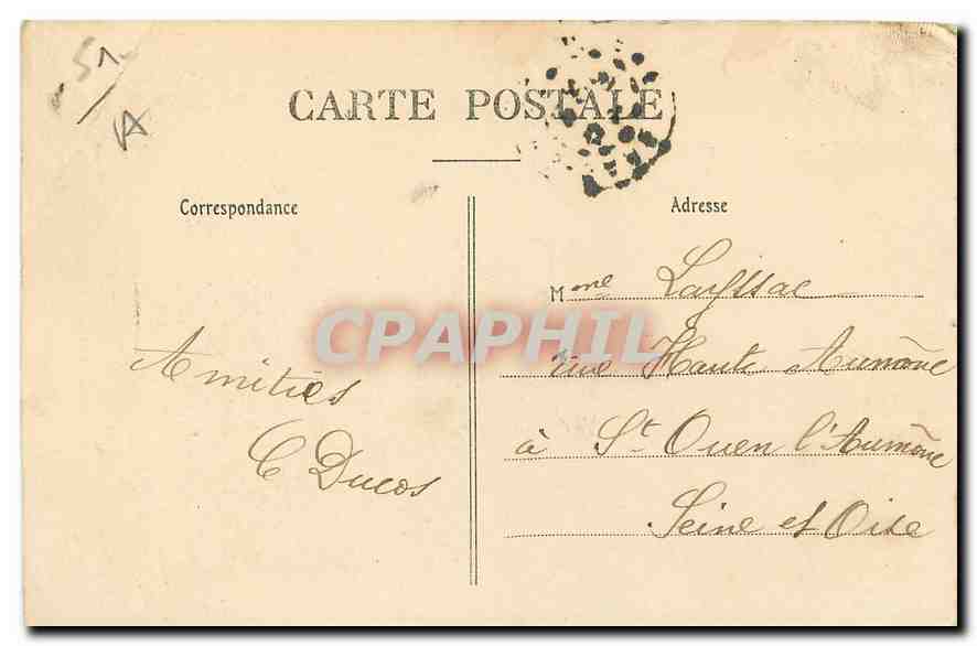 CPA La Cathedrale de Reims d'apres  — Verso