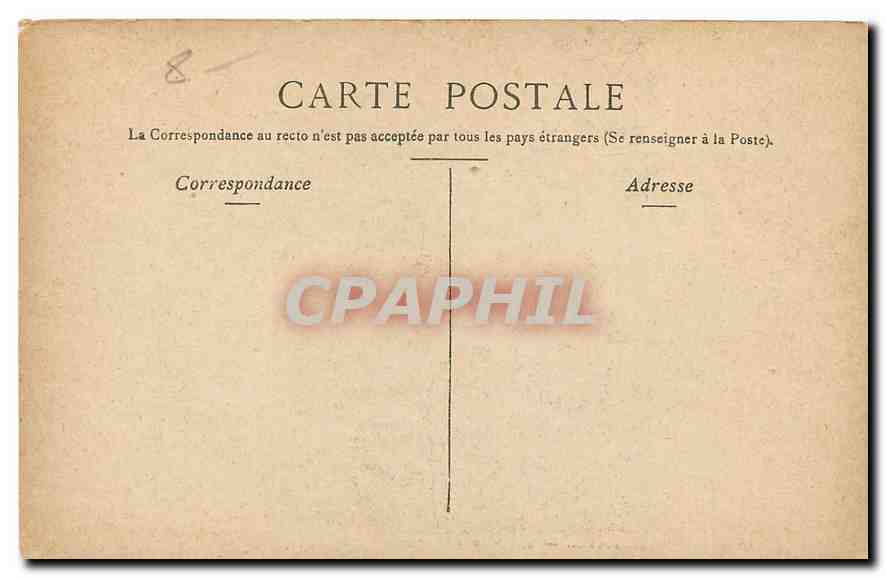 CPA Marseille Colonne de la Vierge  — Verso