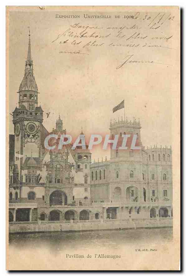 CPA Exposition universelle Paris 1900 Pavillon de l'Allemagne 