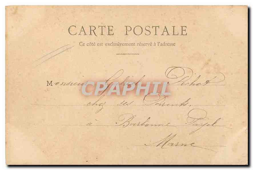 CPA Exposition universelle Paris 1900 Pavillon de l'Allemagne  — Rückseite