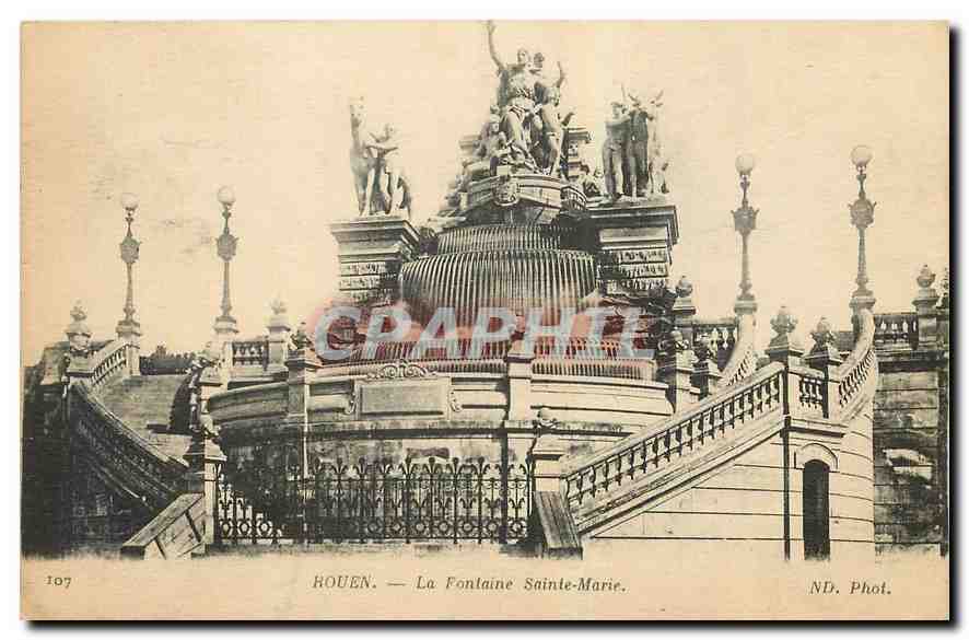 CPA Rouen La Fontaine Sainte Marie 