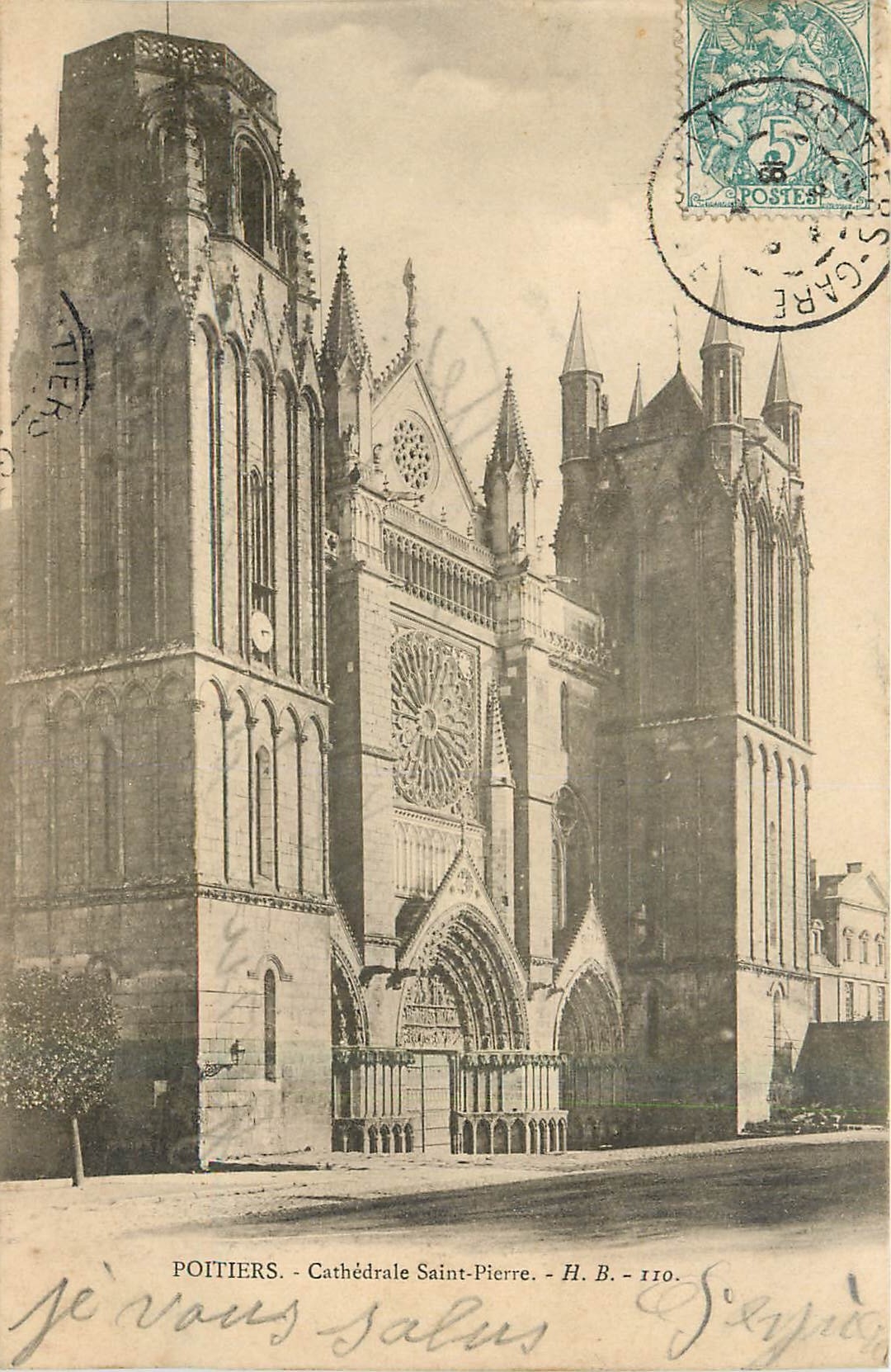 CPA Poitiers Cathedrale Saint Pierre 