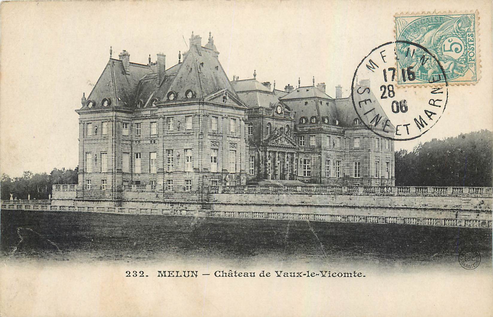 CPA Melun Chateau de Vaux le Vicomte 