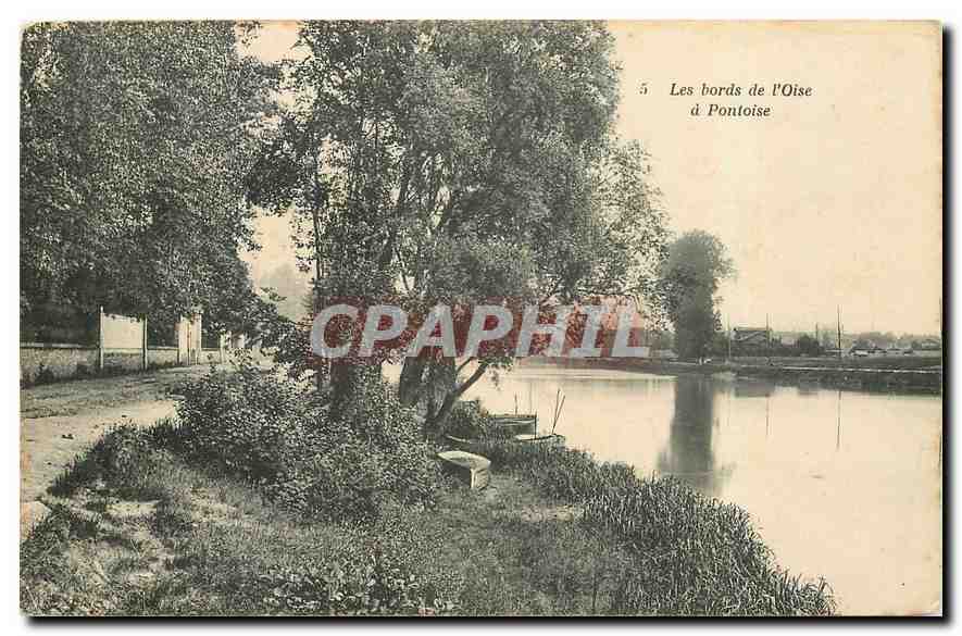 CPA Les bords de l'Oise a Pontoise 