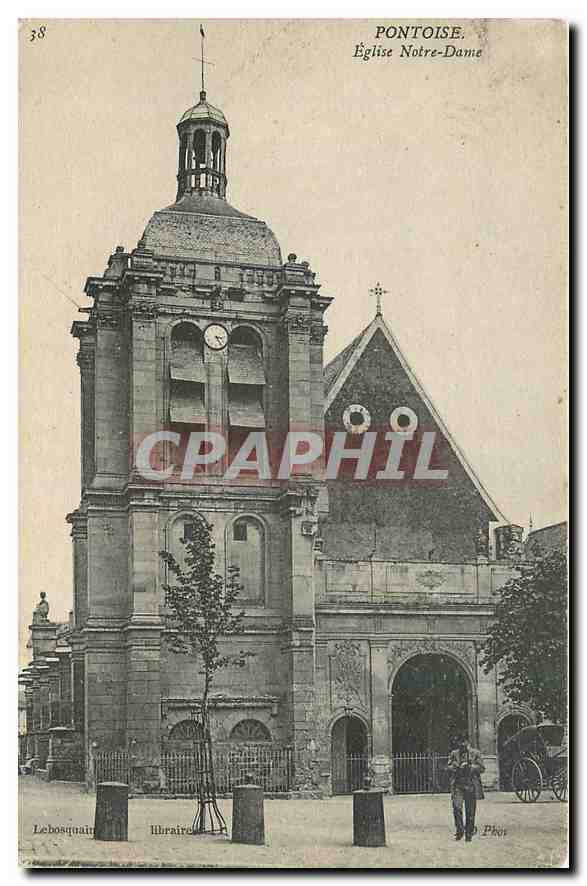 CPA Pontoise Eglise Notre Dame 