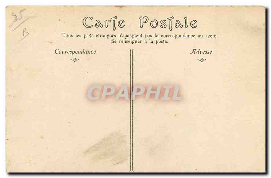 CPA Pontoise Eglise Notre Dame  — Back