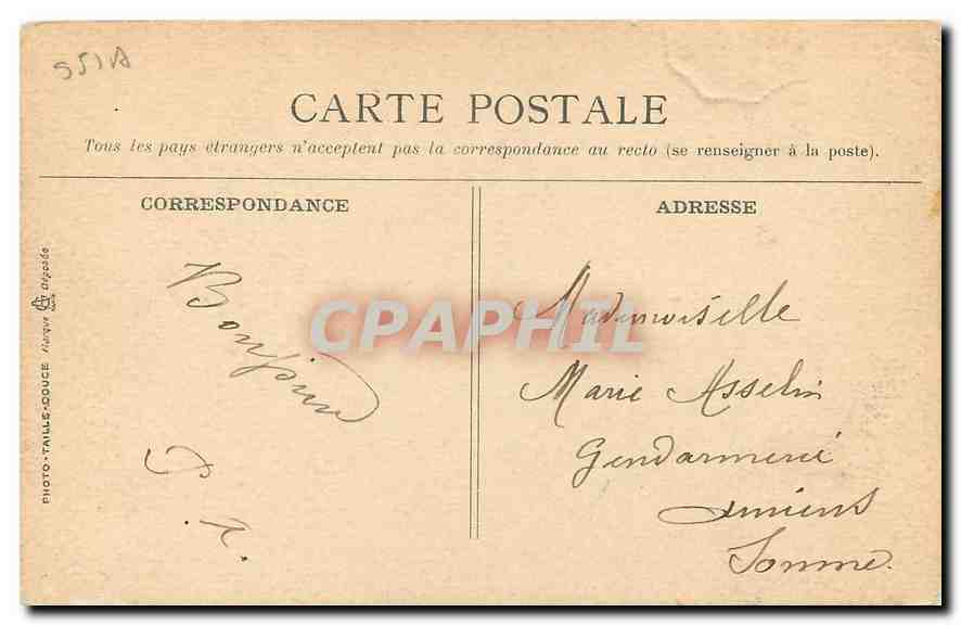 CPA Pontoise Eglise St Maclou  — Back