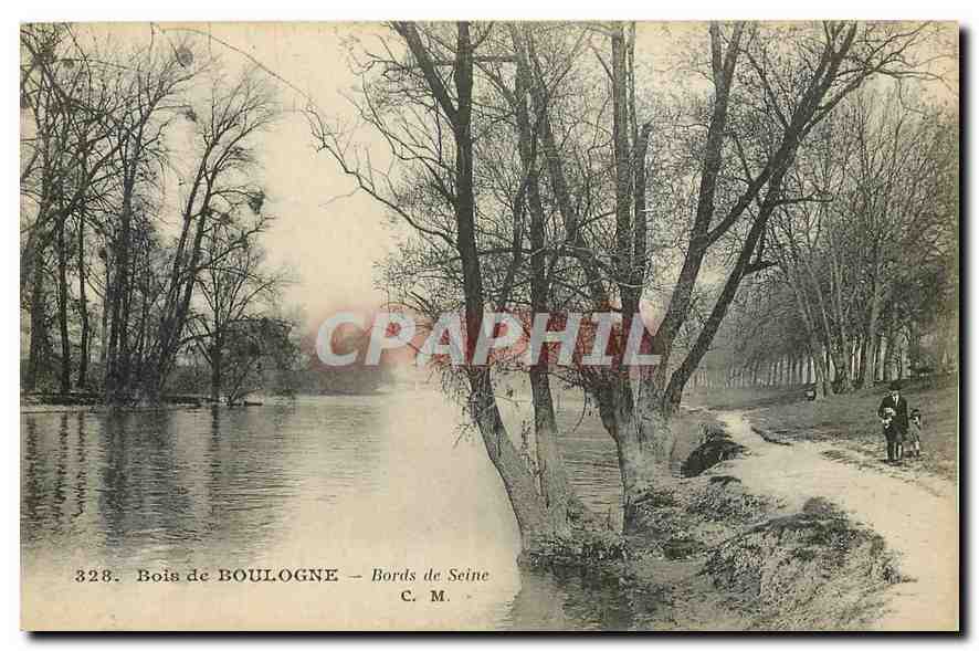 CPA Bois de Boulogne Bords de Seine 